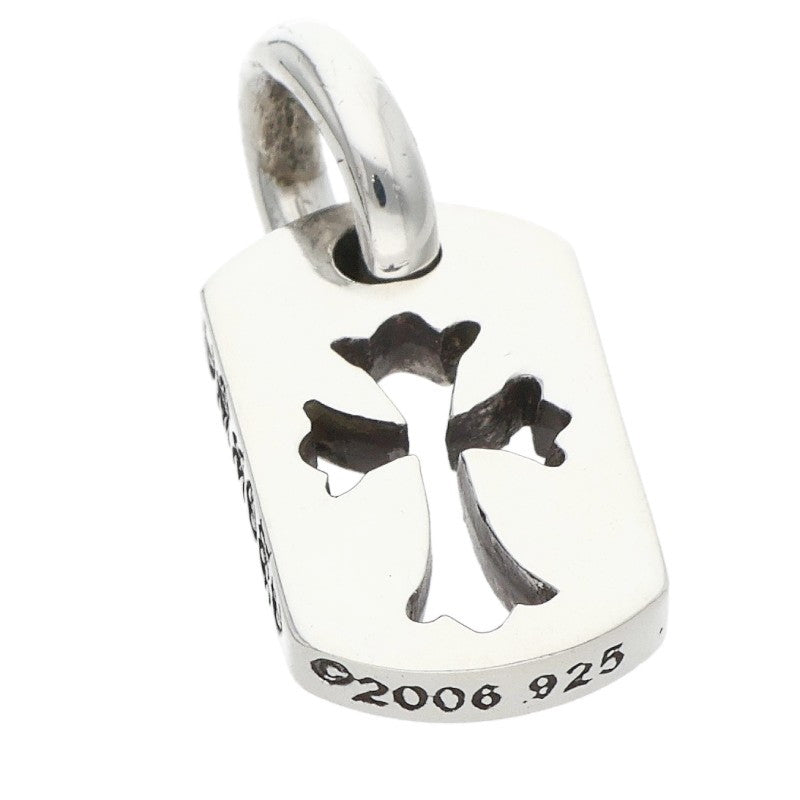 Chrome Hearts Tiny Cutout Cross Dog Tag 925 Size ONE SIZE