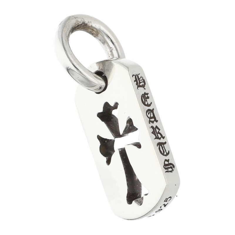 Chrome Hearts Tiny Cutout Cross Dog Tag 925 Size ONE SIZE