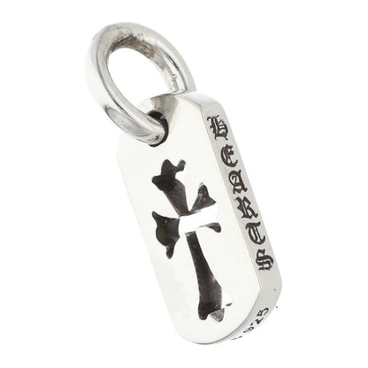 Chrome Hearts Tiny Cutout Cross Dog Tag 925 Size ONE SIZE