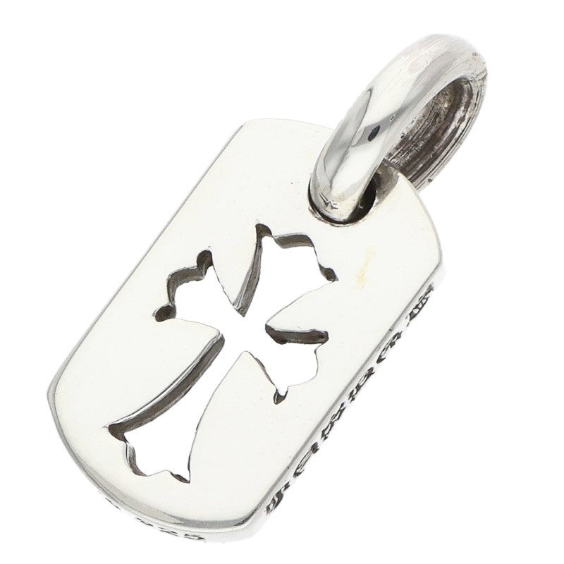 Chrome Hearts Tiny Cutout Cross Dog Tag 925 Size ONE SIZE