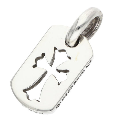 Chrome Hearts Tiny Cutout Cross Dog Tag 925 Size ONE SIZE