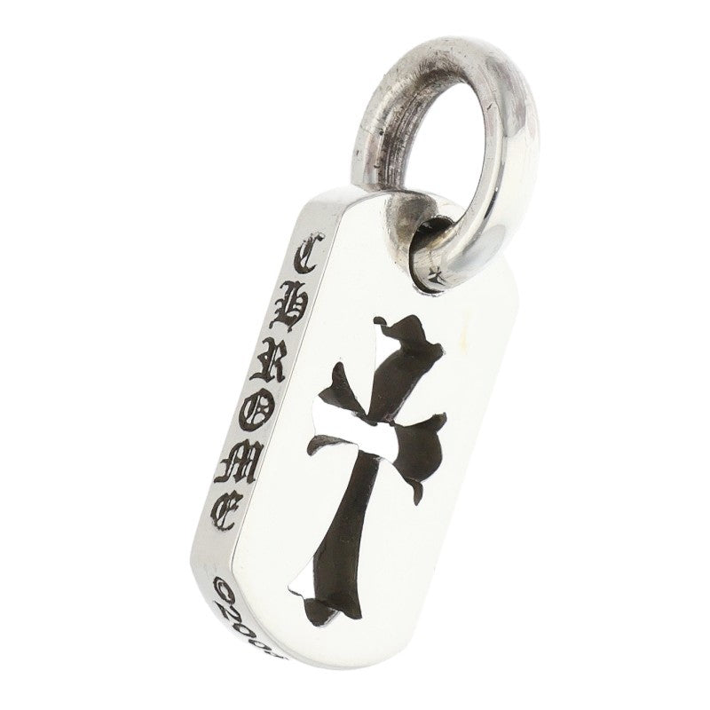 Chrome Hearts Tiny Cutout Cross Dog Tag 925 Size ONE SIZE