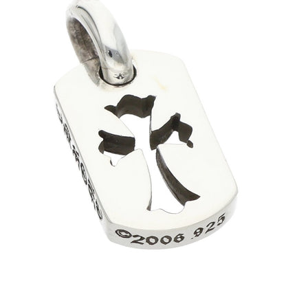 Chrome Hearts Tiny Cutout Cross Dog Tag 925 Size ONE SIZE