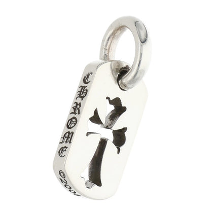 Chrome Hearts Tiny Cutout Cross Dog Tag 925 Size ONE SIZE