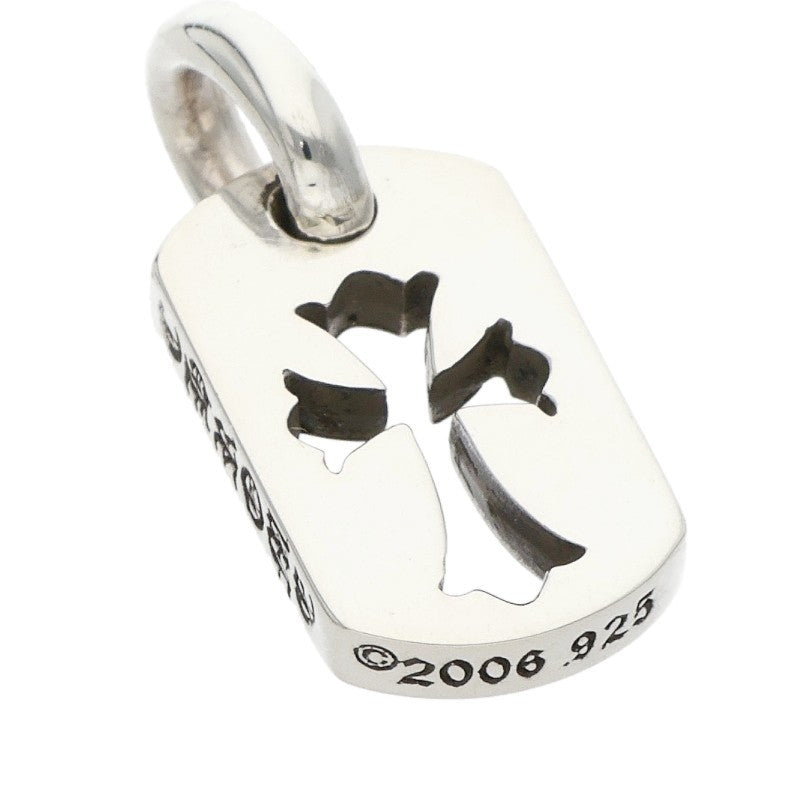 Chrome Hearts Tiny Cutout Cross Dog Tag 925 Size ONE SIZE