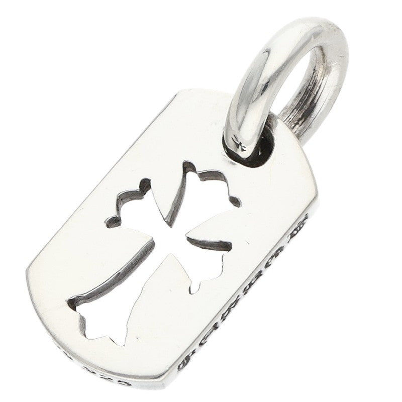 Chrome Hearts Tiny Cutout Cross Dog Tag 925 Size ONE SIZE