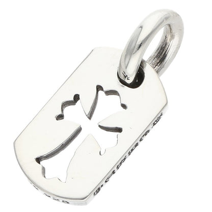 Chrome Hearts Tiny Cutout Cross Dog Tag 925 Size ONE SIZE