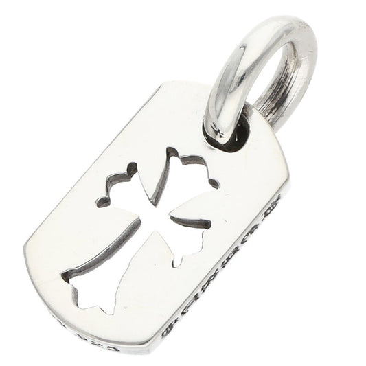 Chrome Hearts Tiny Cutout Cross Dog Tag 925 Size ONE SIZE