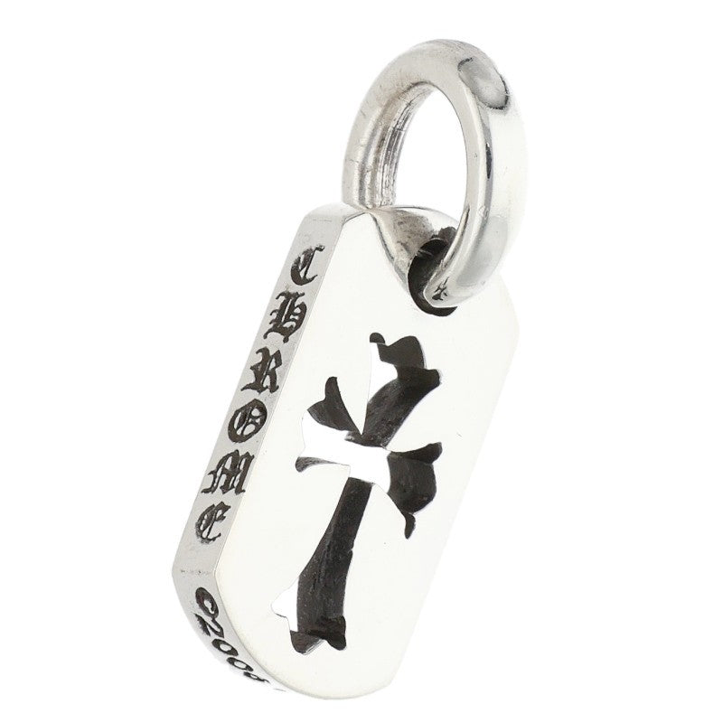 Chrome Hearts Tiny Cutout Cross Dog Tag 925 Size ONE SIZE