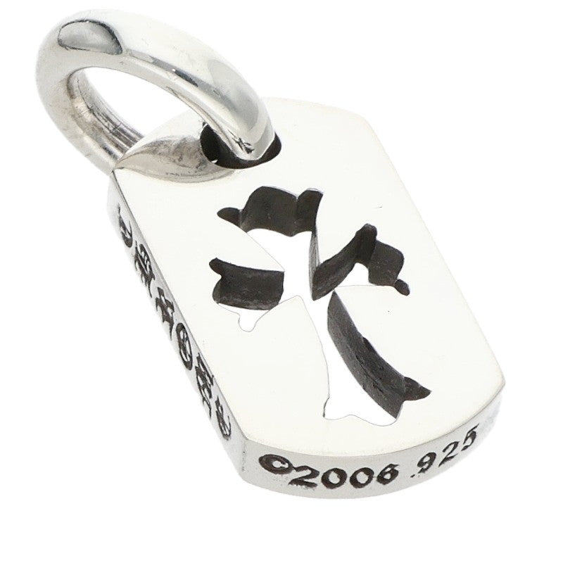 Chrome Hearts Tiny Cutout Cross Dog Tag 925 Size ONE SIZE
