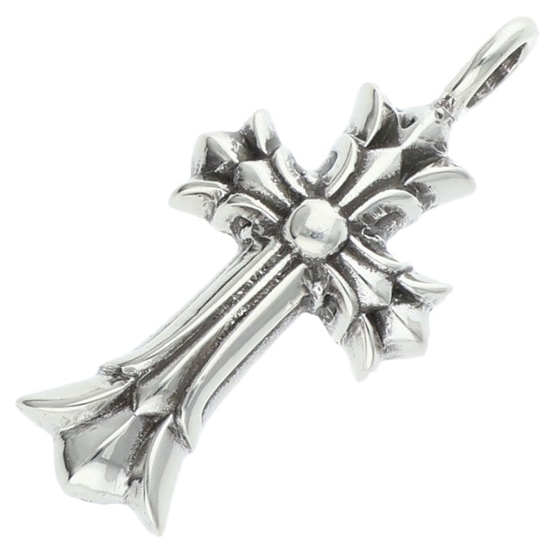 Chrome Hearts Double CH Cross Charm 925 Silver Size ONE SIZE