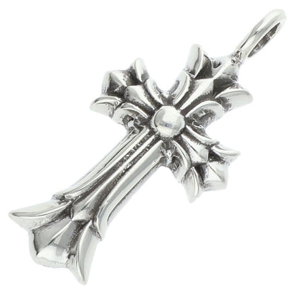 Chrome Hearts Double CH Cross Charm 925 Silver Size ONE SIZE