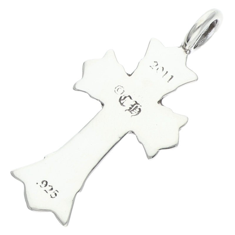 Chrome Hearts Double CH Cross Charm 925 Silver Size ONE SIZE