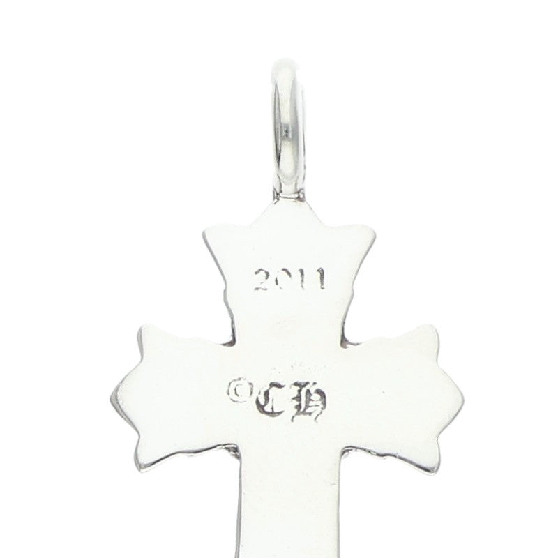 Chrome Hearts Double CH Cross Charm 925 Silver Size ONE SIZE