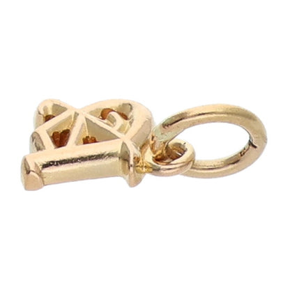 Chrome Hearts 22K Yellow Gold Stack A Initial Size ONE SIZE