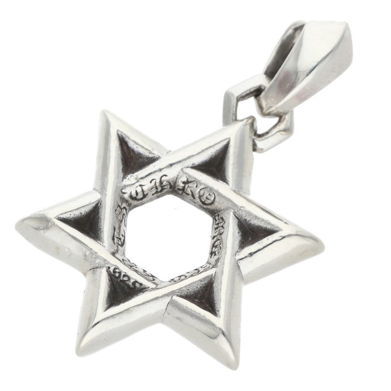 Chrome Hearts Star of David Pendant Silver 925 Size ONE SIZE