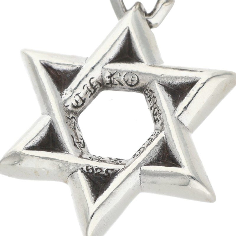 Chrome Hearts Star of David Pendant Silver 925 Size ONE SIZE