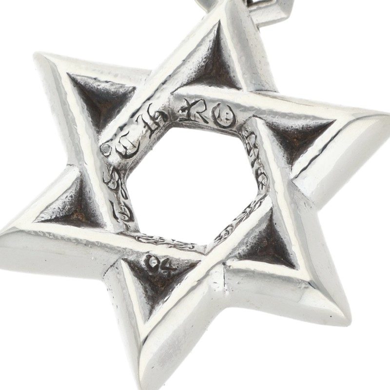 Chrome Hearts Star of David Pendant Silver 925 Size ONE SIZE