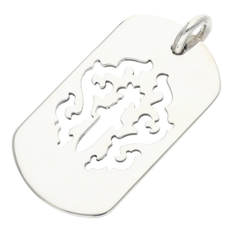 Chrome Hearts Dagger Dog Tag Pendant Silver Size ONE SIZE
