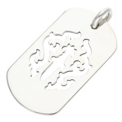 Chrome Hearts Dagger Dog Tag Pendant Silver Size ONE SIZE