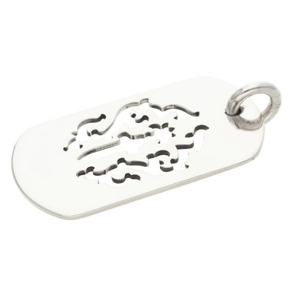 Chrome Hearts Dagger Dog Tag Pendant Silver Size ONE SIZE