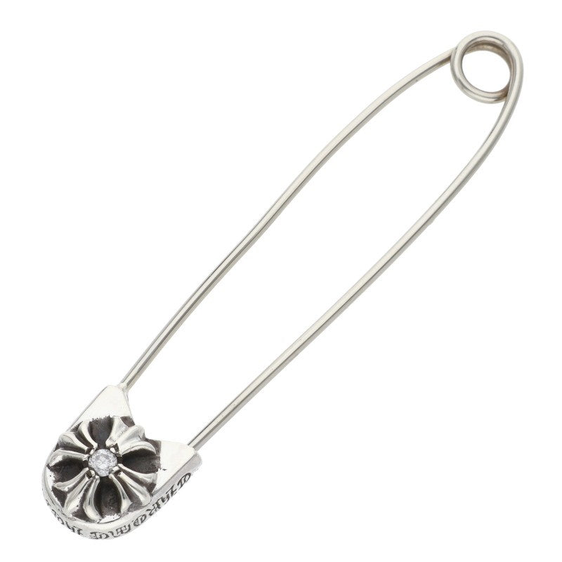 Chrome Hearts Large Safety Pin 1 Diamond Size ONE SIZE Multi