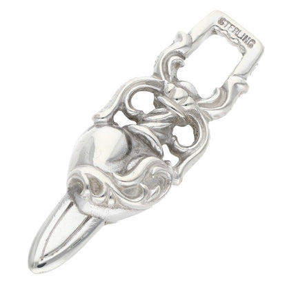 Chrome Hearts Dagger Heart Pendant Sterling Size ONE SIZE