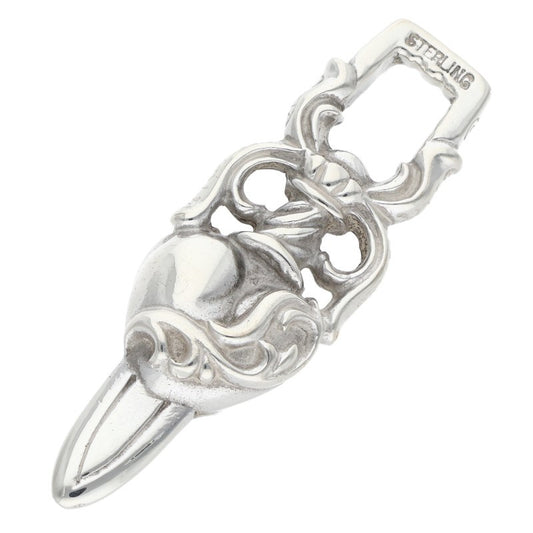 Chrome Hearts Dagger Heart Pendant Sterling Size ONE SIZE