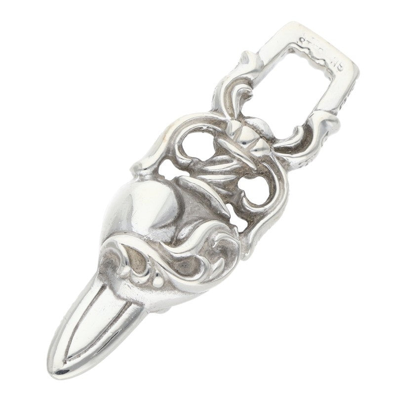 Chrome Hearts Dagger Heart Pendant Sterling Size ONE SIZE
