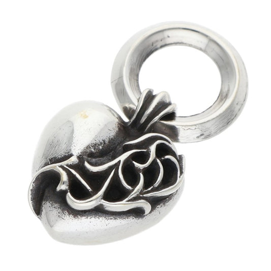 Chrome Hearts Heart 925 Silver Pendant Top Size ONE SIZE