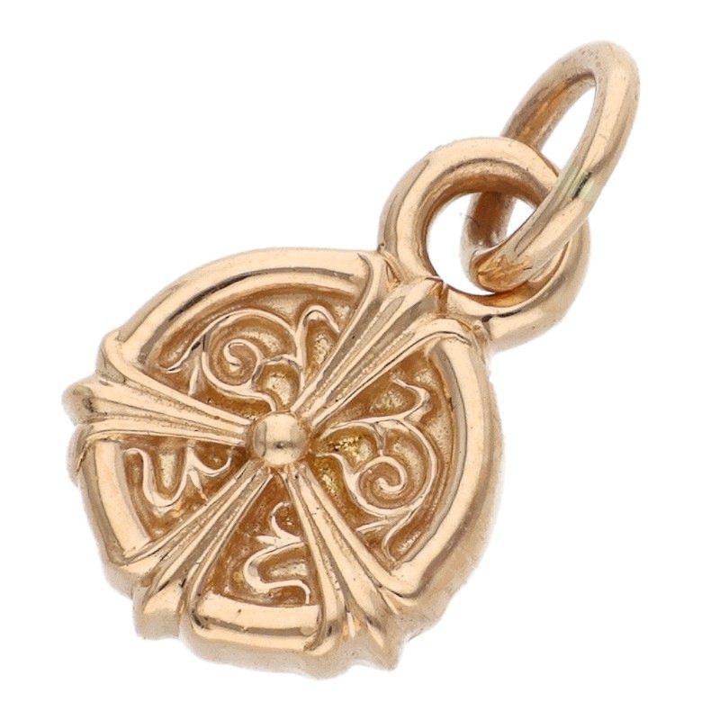Chrome Hearts 22K Peace Sign Charm Yellow Gold Size ONE SIZE