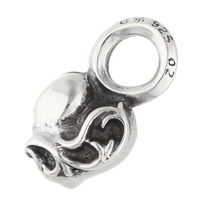 Chrome Hearts #B Stack Heart Charm Silver Size ONE SIZE