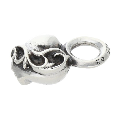 Chrome Hearts #B Stack Heart Charm Silver Size ONE SIZE