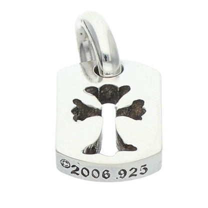 Chrome Hearts 925 Tiny Cutout Cross Dog Tag Size ONE SIZE