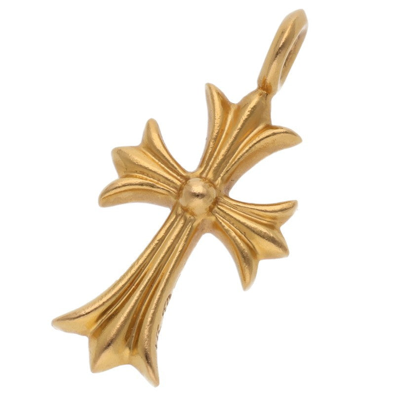 Chrome Hearts 22K Tiny Fat Cross Pave Sapphire Size ONE SIZE