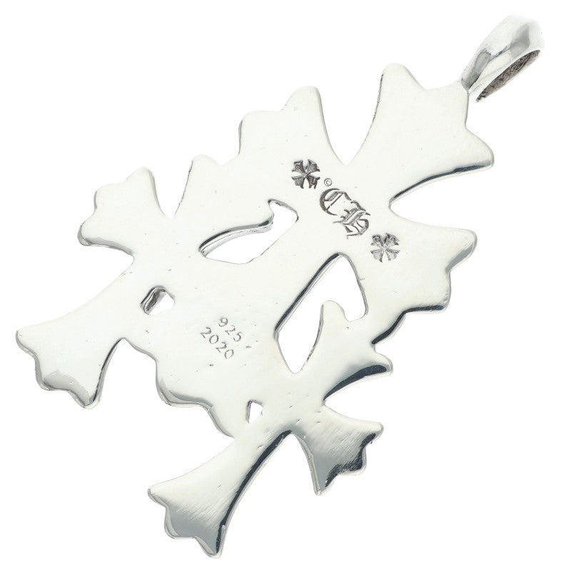 Chrome Hearts Triple CH Cross Small Silver Size ONE SIZE