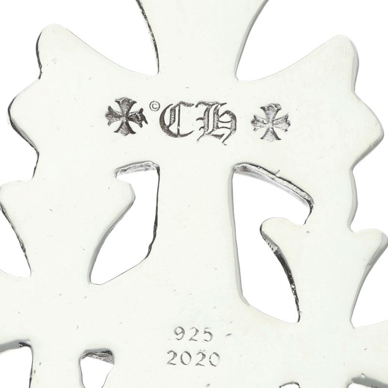 Chrome Hearts Triple CH Cross Small Silver Size ONE SIZE
