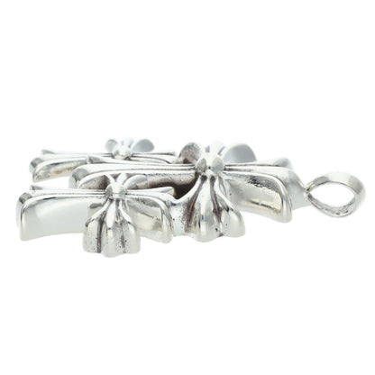 Chrome Hearts Triple CH Cross Small Silver Size ONE SIZE