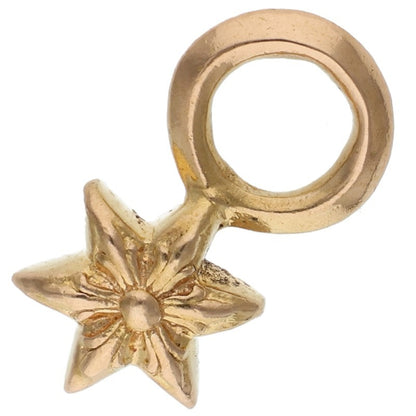 Chrome Hearts 22K Yellow Gold Stack Star Charm Size ONE SIZE