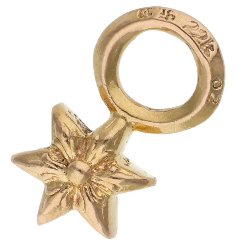 Chrome Hearts 22K Yellow Gold Stack Star Charm Size ONE SIZE