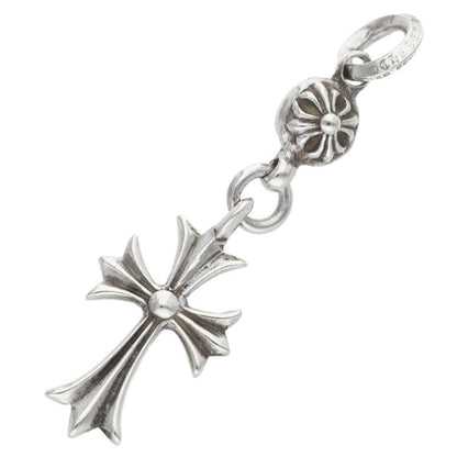 Chrome Hearts 925 Silver 1 Ball Tiny CH Cross Size ONE SIZE