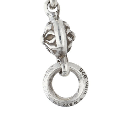 Chrome Hearts 925 Silver 1 Ball Tiny CH Cross Size ONE SIZE
