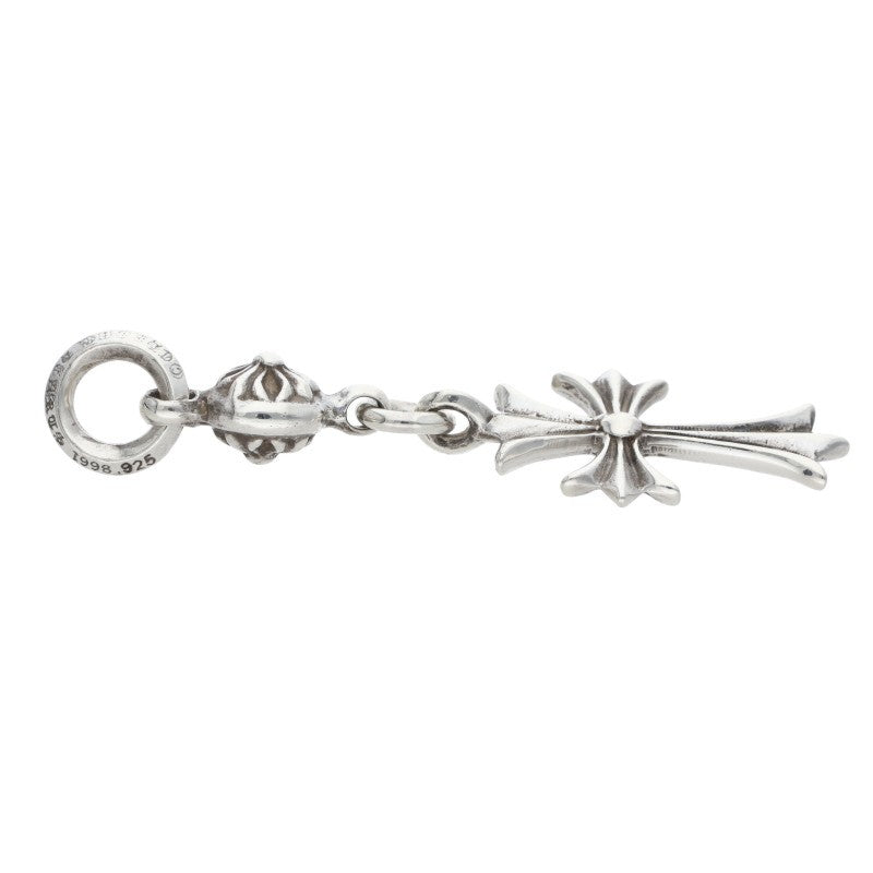 Chrome Hearts 925 Silver 1 Ball Tiny CH Cross Size ONE SIZE