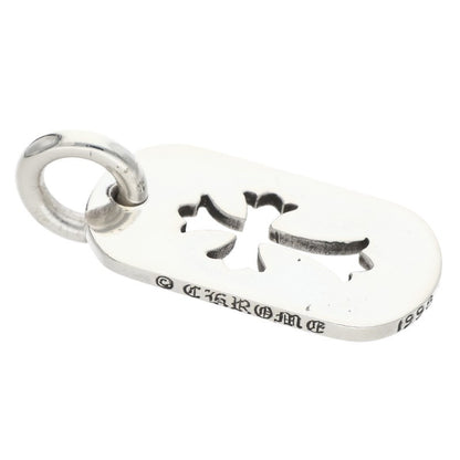 Chrome Hearts Cutout Cross Dog Tag Silver Size ONE SIZE