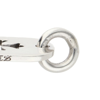 Chrome Hearts Cutout Cross Dog Tag Silver Size ONE SIZE