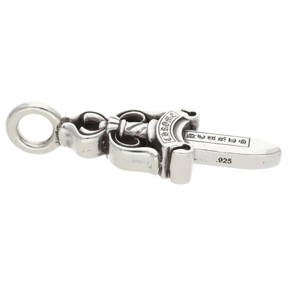 Chrome Hearts Double Dagger Pendant Silver Necklace