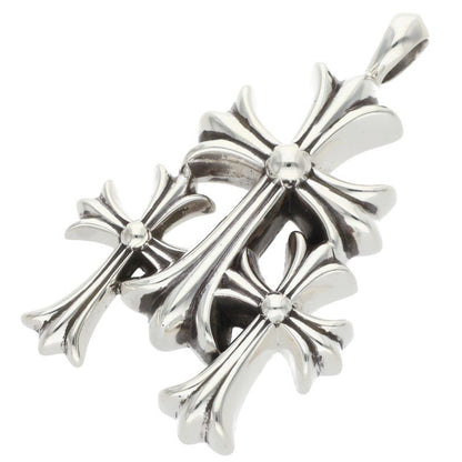 Chrome Hearts Triple CH Cross Small Pendant Size ONE SIZE