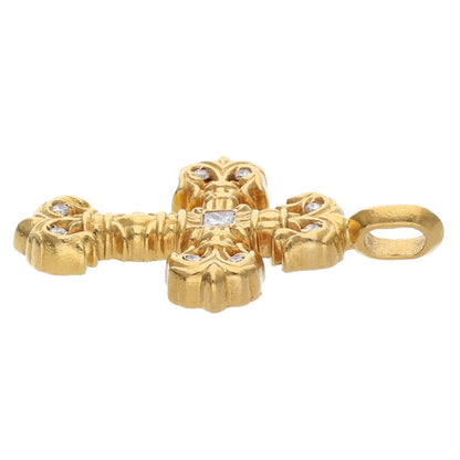 Chrome Hearts 22K Tiny Filigree Pave Diamond Size ONE SIZE