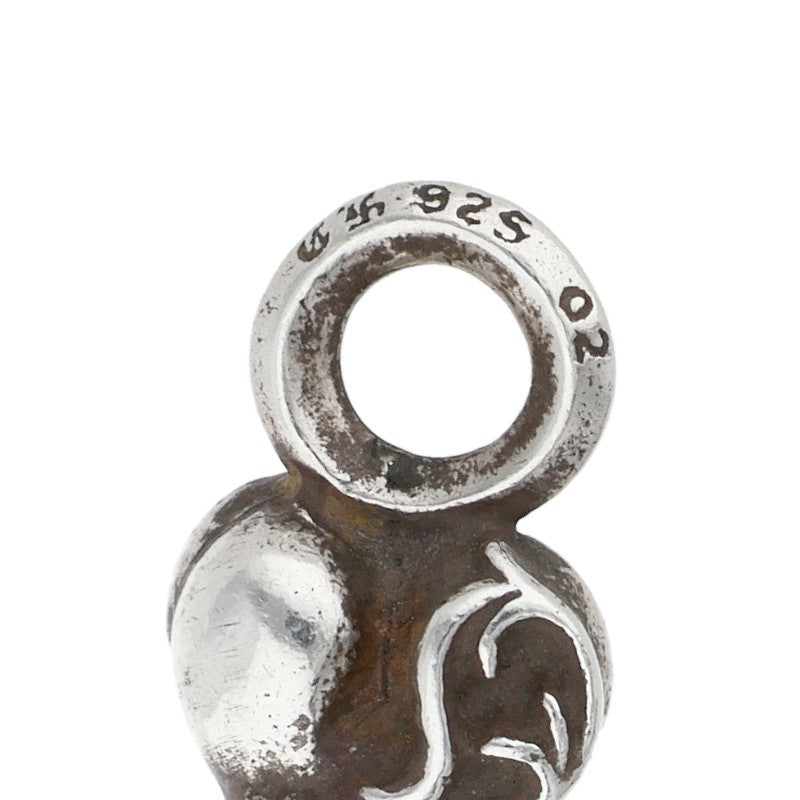 Chrome Hearts #B Stack Heart Charm 925 Silver Size ONE SIZE