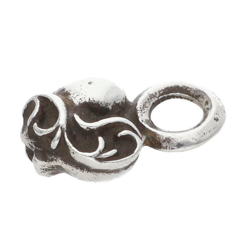 Chrome Hearts #B Stack Heart Charm 925 Silver Size ONE SIZE
